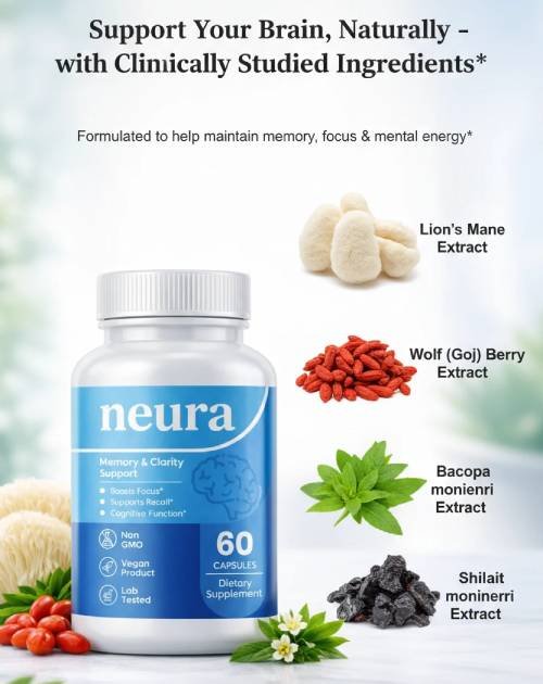 Natural ingredients inside Neura